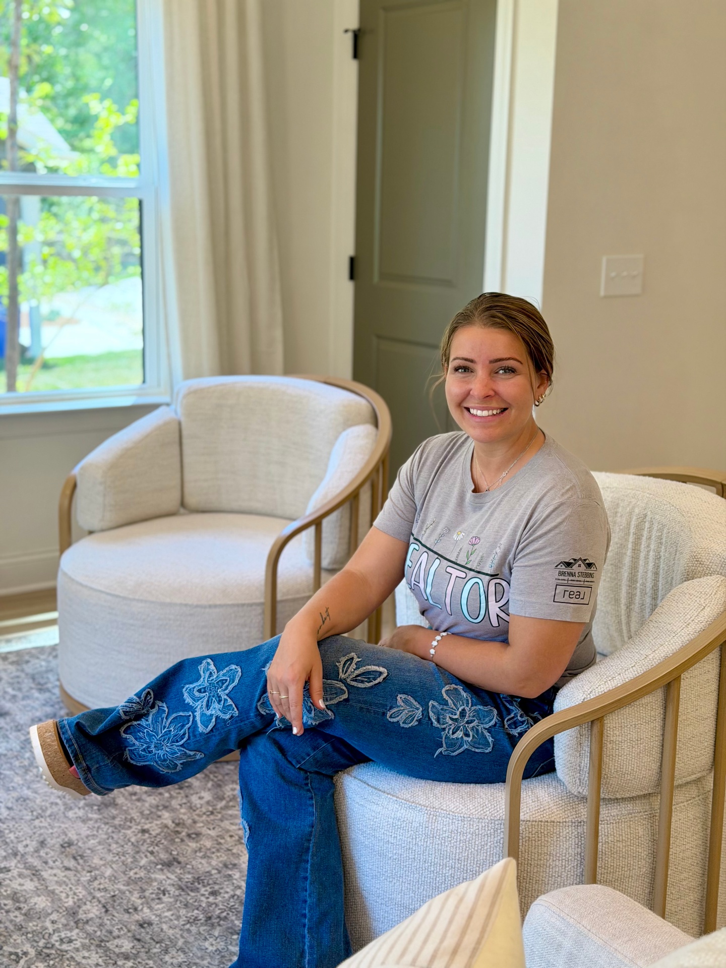 Brenna Stebbins seated portrait